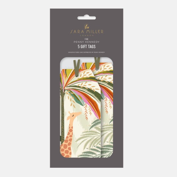 Light Stone Palm Garden Gift Tags - Set of 5