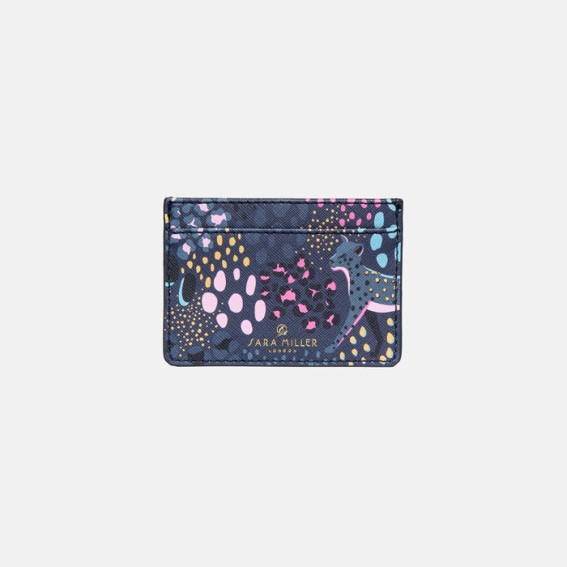 Midnight Leopard Card Holder