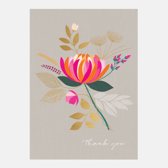 Thank You Peony Card