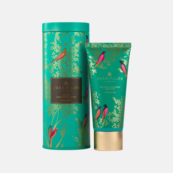 Green Birds Hand Cream Tin - Fig Leaf, Cardamom & Vetiver