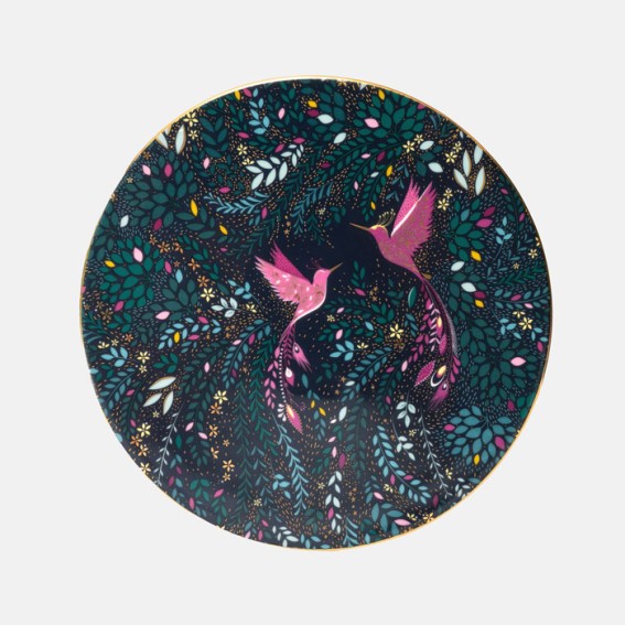 Hummingbird Paradise Serving Plate