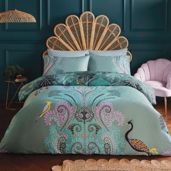 Peacock Filigree - Reversible Bed Linen Collection