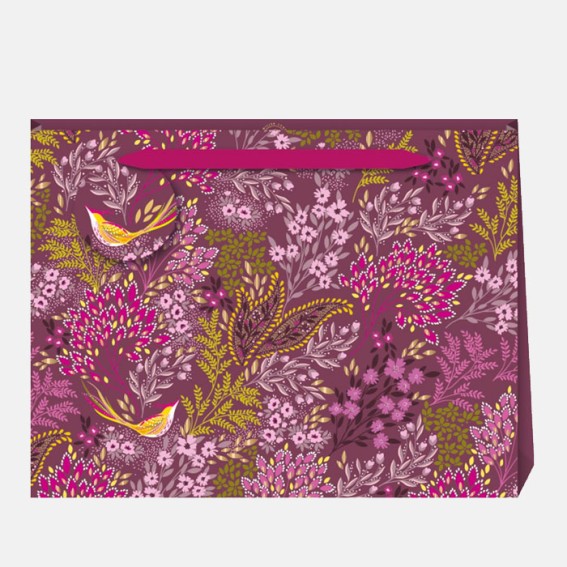 Plum Songbird Large Gift Bag