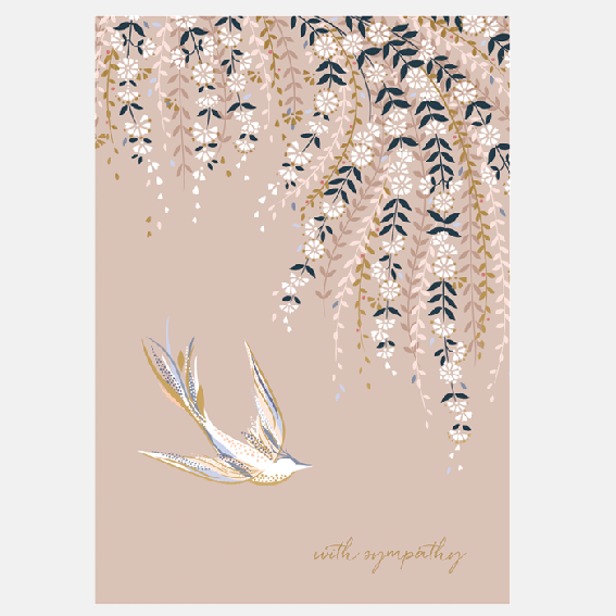 Swallows Sympathy Card