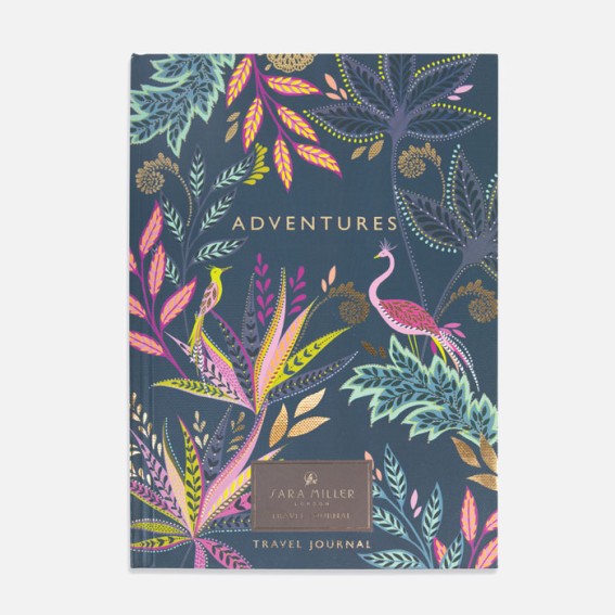 Savannah Botanic Paradise Casebound A5 Journal - Midnight