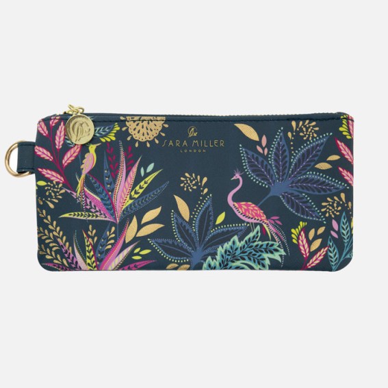 Savannah Botanic Paradise Flat Pencil Case - Midnight