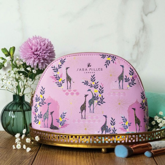 Basking Giraffes Medium Cosmetic Bag