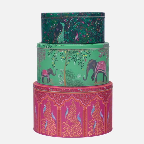 India Round Cake Tins - Set of 3