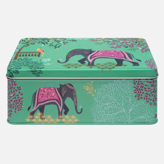 Elephant’s Oasis Deep Rectangular Tin