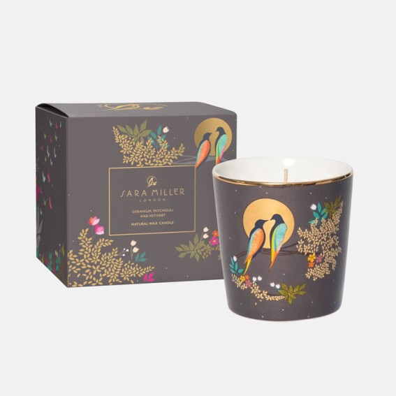 Birds In Moon Geranium, Patchouli & Vetivert Candle