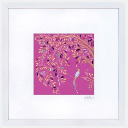 Pink Art Print, Bird Design Wall Art | Sara Miller London