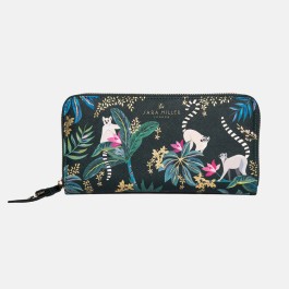 Duck Egg Blue Orchard Print Coin Purse By Sara Miller London