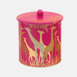 Exotic Biscuit Barrel, Giraffe Biscuit Tin | Sara Miller London