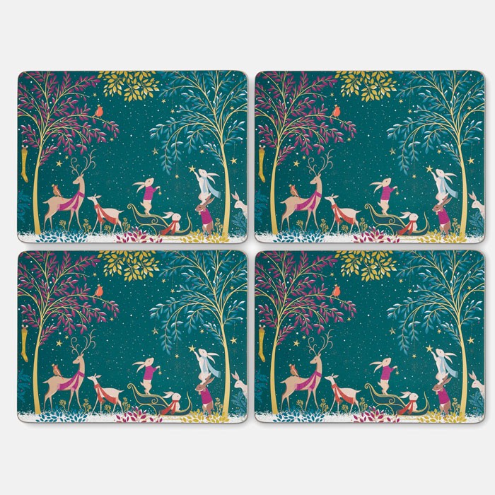 London Sets of Four Placemats and coasters, Matching Placemats and Coasters, London store Gift, Home decor, New Home Gift, Christmas present