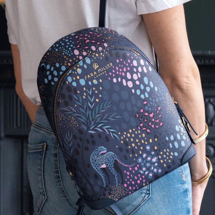 Midnight blooms small city backpack best sale