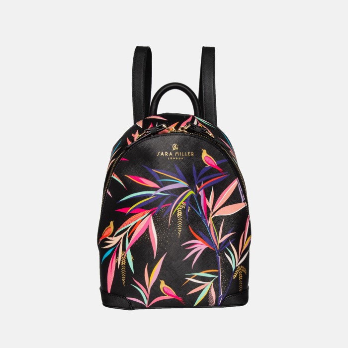 Black mini backpack designer best sale